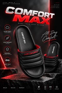Comfort Max slide slippers, price and 50% off offer