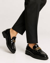 Black Plush Formal Loafer