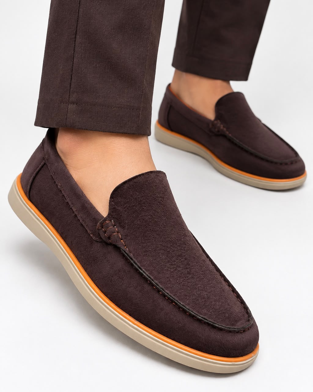Dark Brown Slip-On Loafer