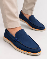 Navy Tonal Slip-On Loafer